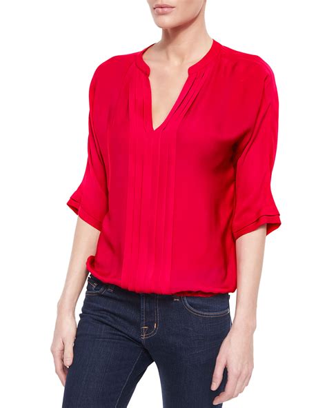 Womens Pleated Blouses